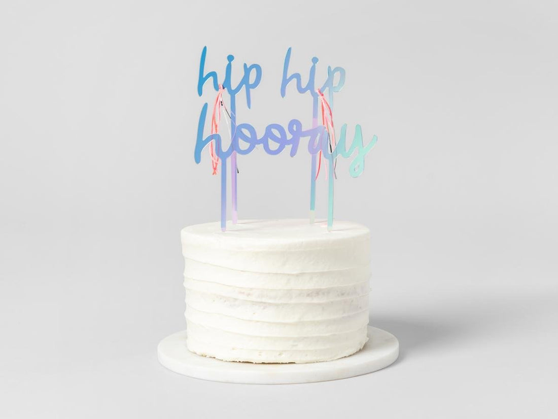 Topper para tortas - Hip Hip Hooray !