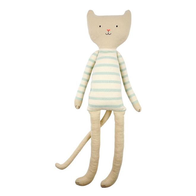 Muñeco tejido grande - gato Chester