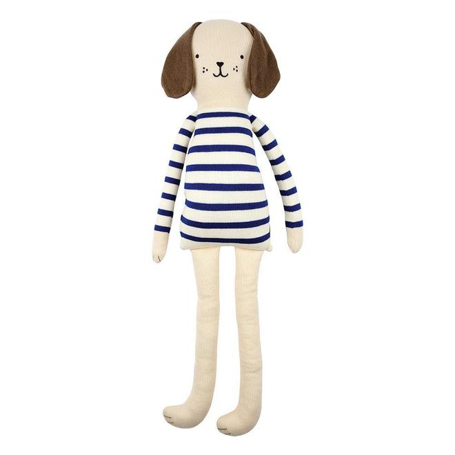 Muñeco tejido grande - perro Russell