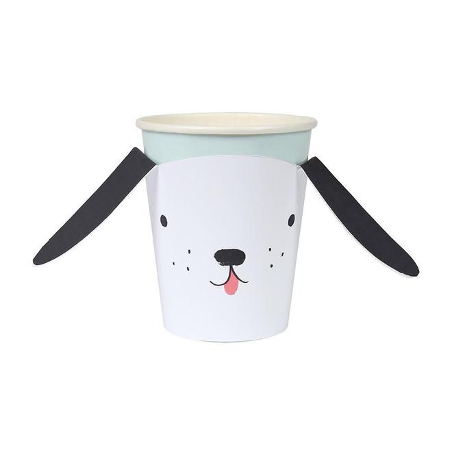 Vasos con funda de perrito