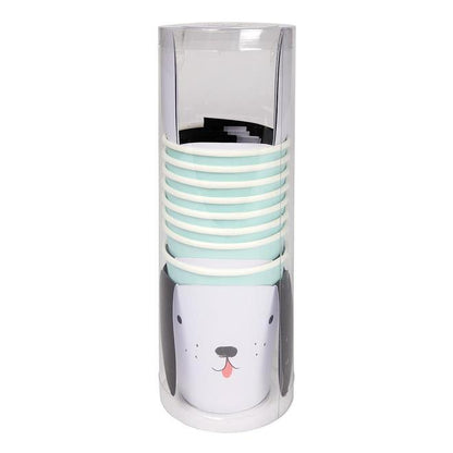 Vasos con funda de perrito