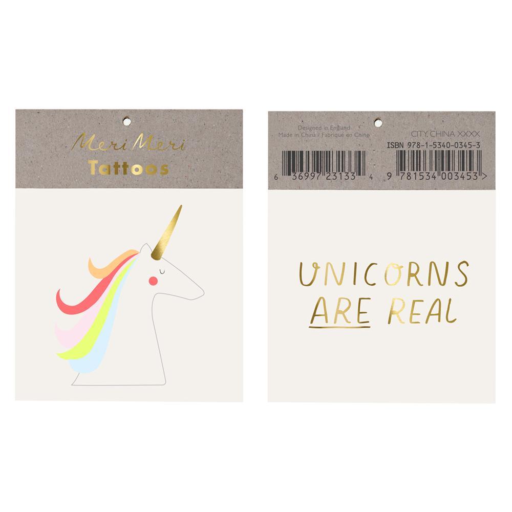 Tatuajes pequeños - los unicornios son reales