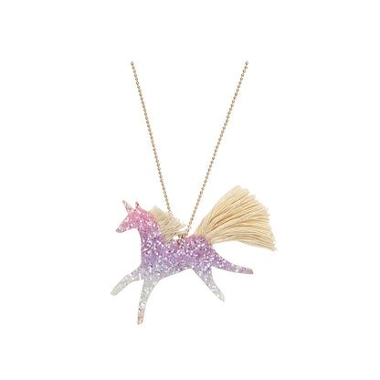 Collar - unicornio glitter