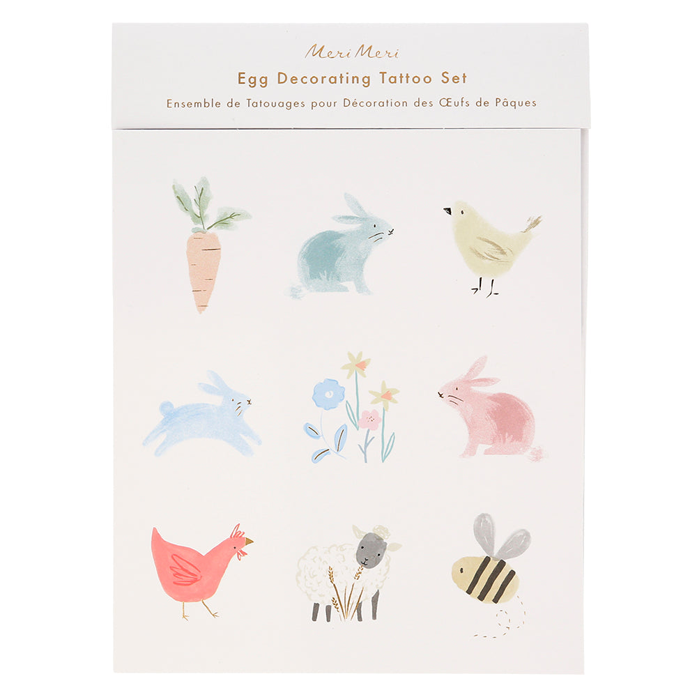 Kit para decorar huevos de Pascua - conejos primaverales