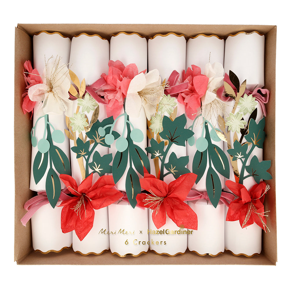 Crackers - flores de Hazel Gardiner