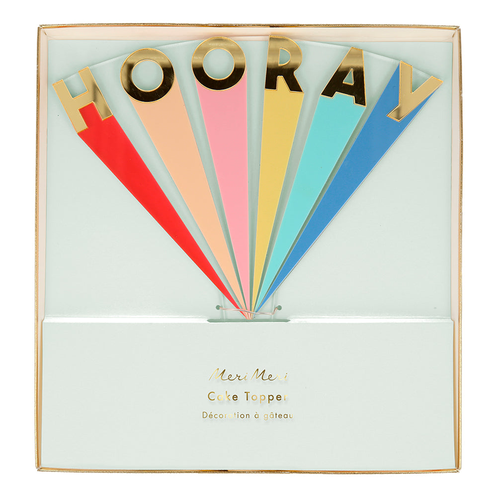 Topper de acrílico - Hooray