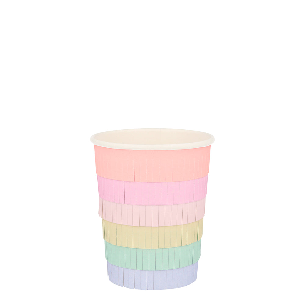 Vasos tiritas pastel