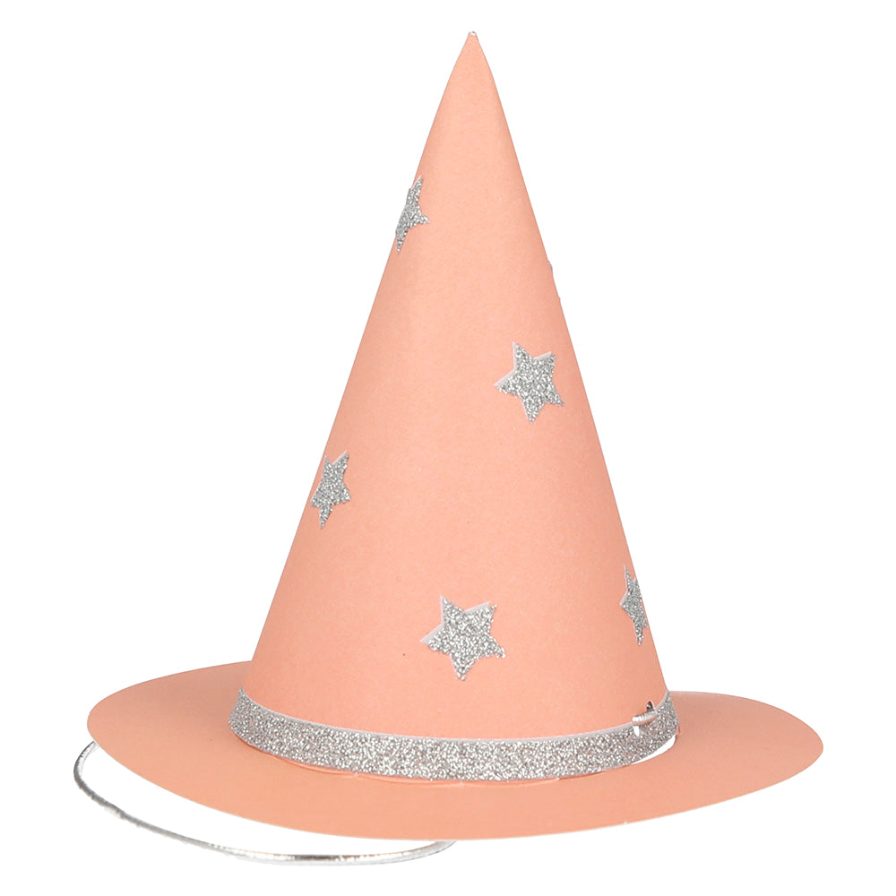 Mini sombreros de bruja Halloween pastel