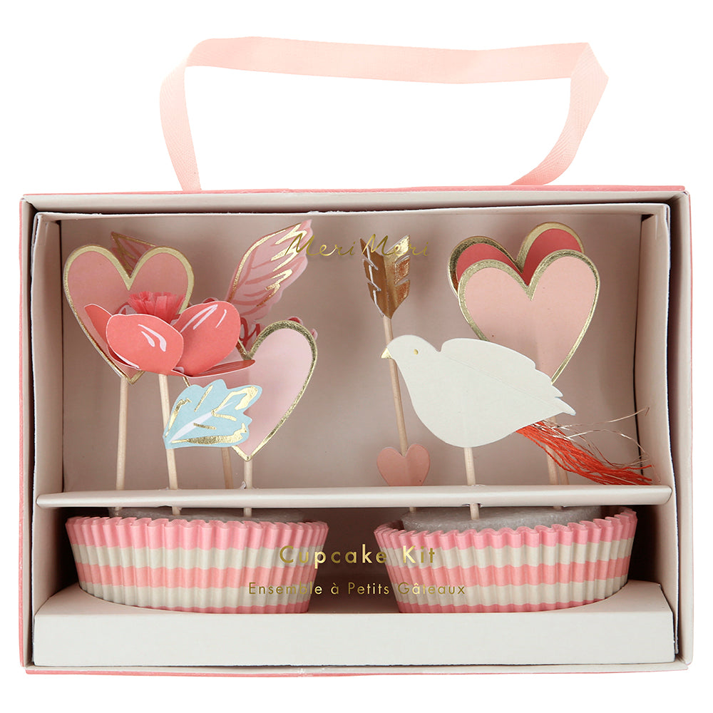 Kit de cupcakes - San Valentín