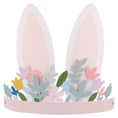 Corona - orejas de conejo florales