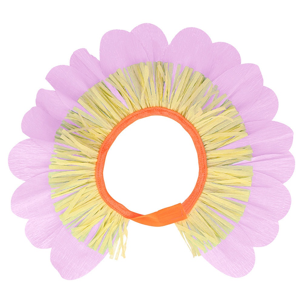 Coronas - bonete con forma de flor pastel