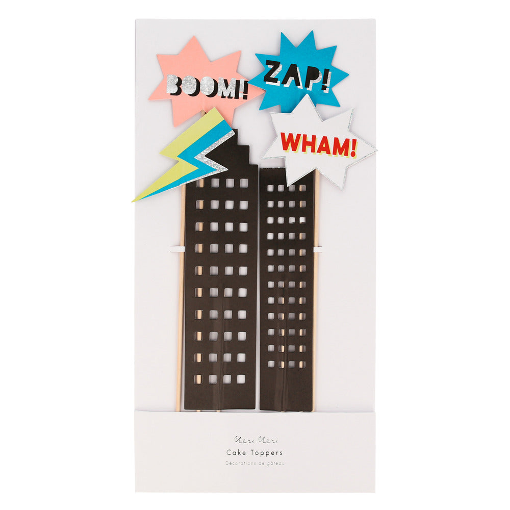 Toppers para torta superhéroes