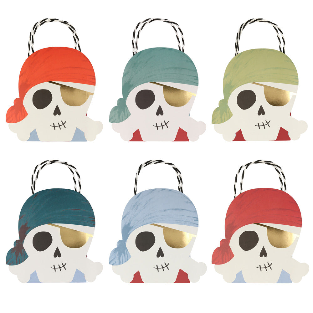 Bolsas calaveras piratas