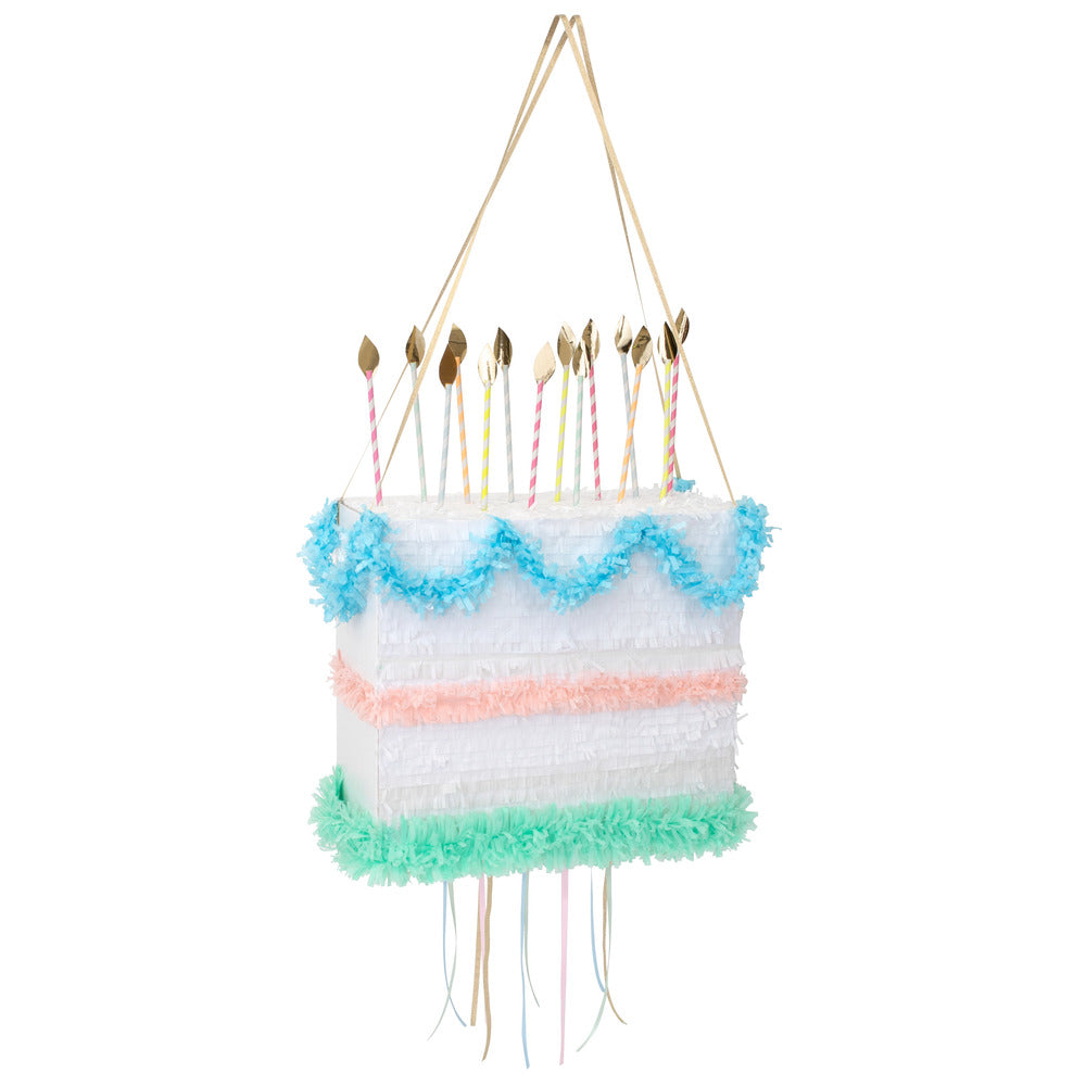 Piñata con forma de torta