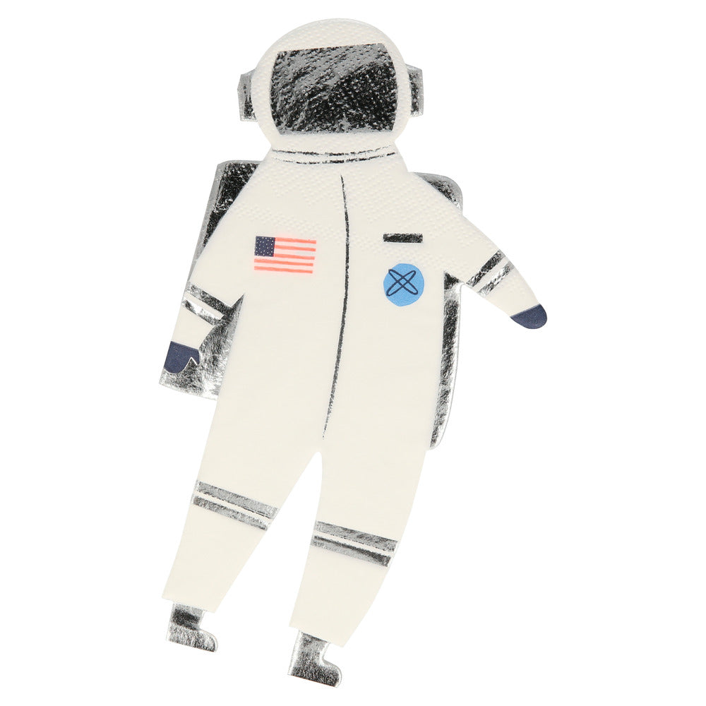 Servilletas con forma de astronauta