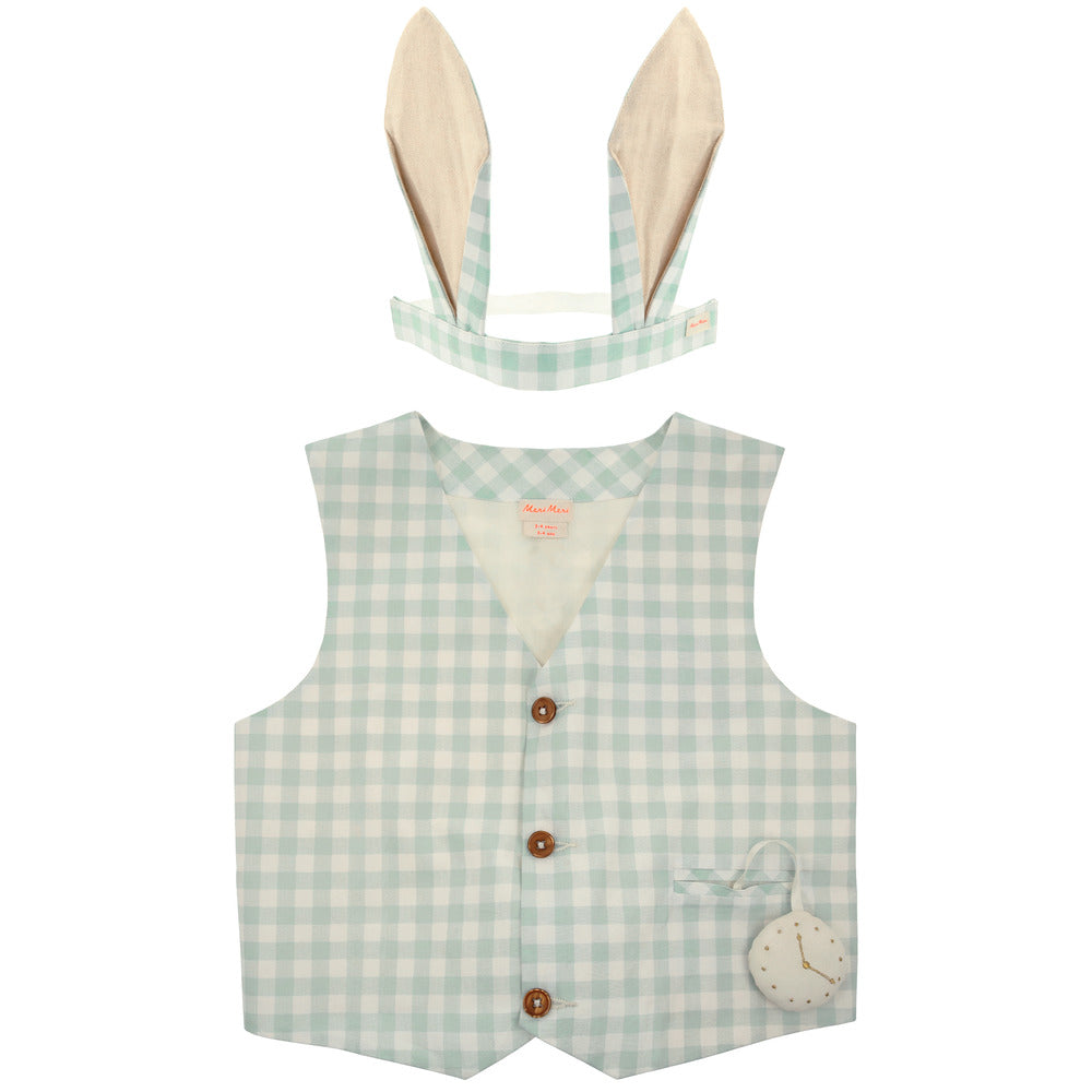 Disfraz - chaqueta de conejo y cintillo