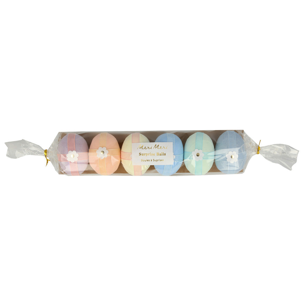 Bolitas sorpresa huevos de Pascua