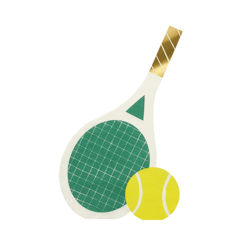 Servilletas raqueta de tennis