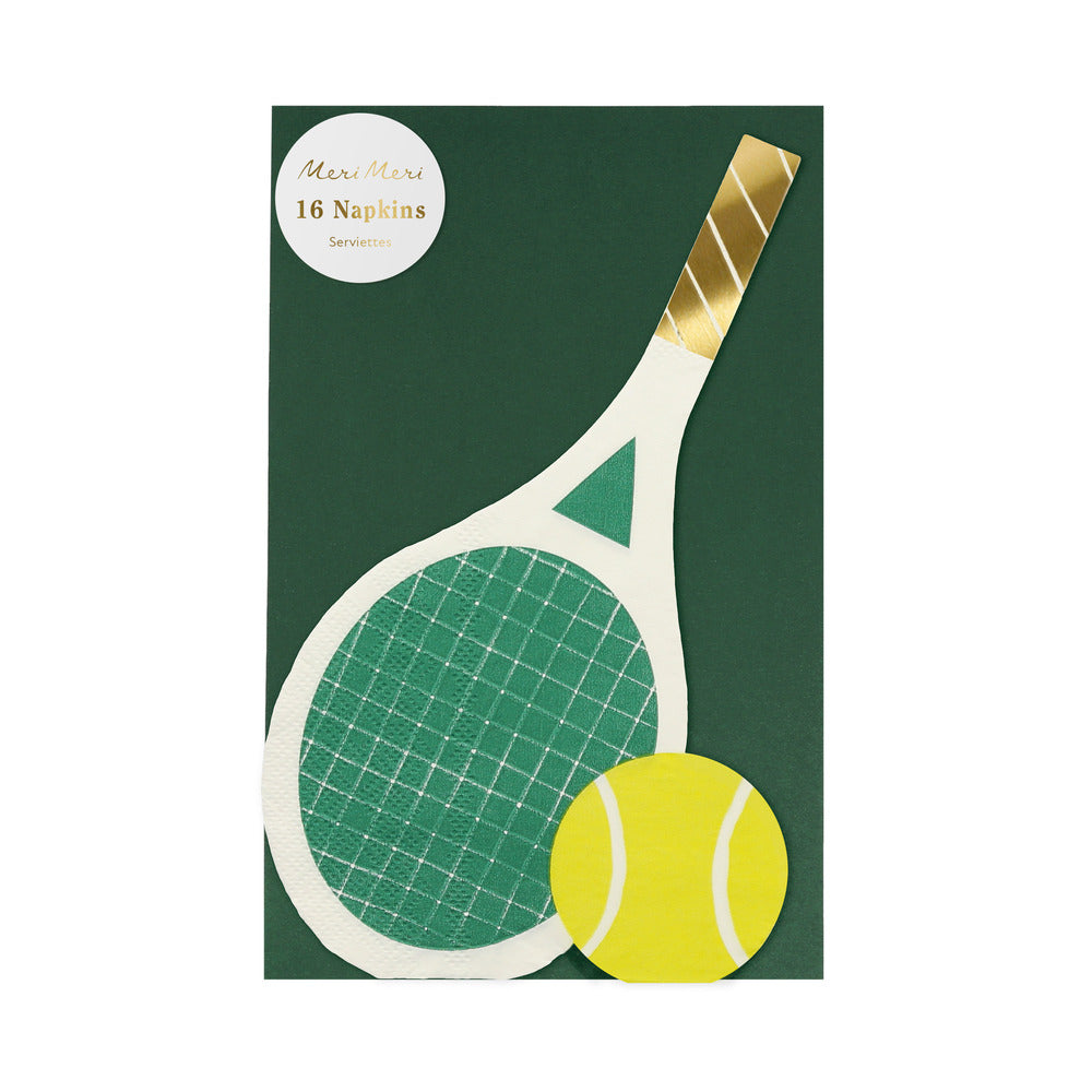 Servilletas raqueta de tennis