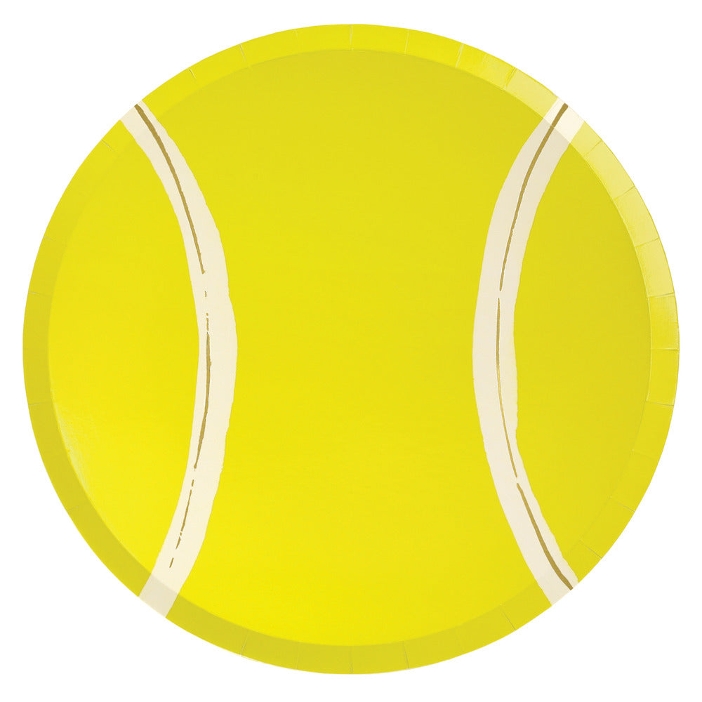 Platos pelota de tennis