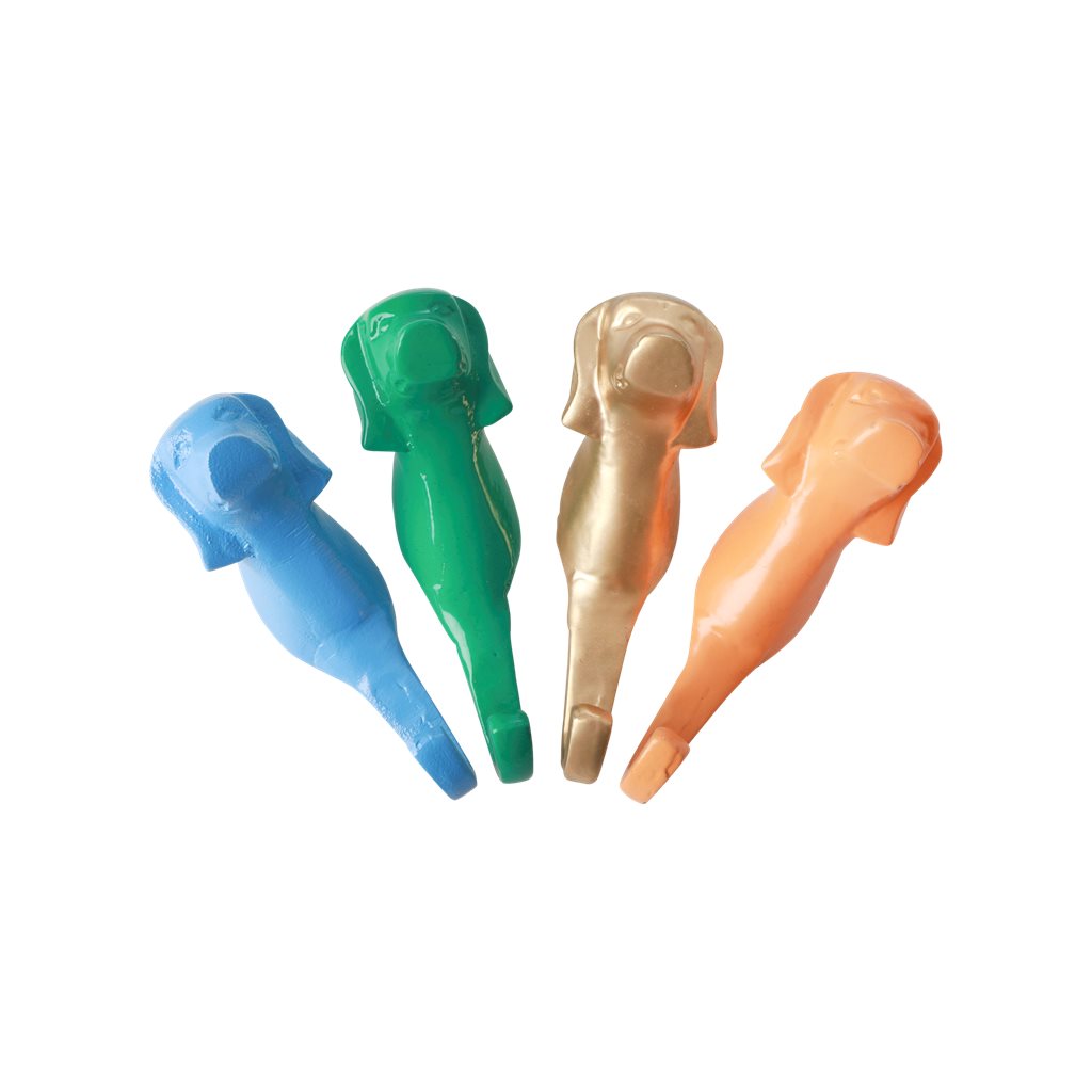 Perchero metálico - perrito (1 unidad, elige el color)