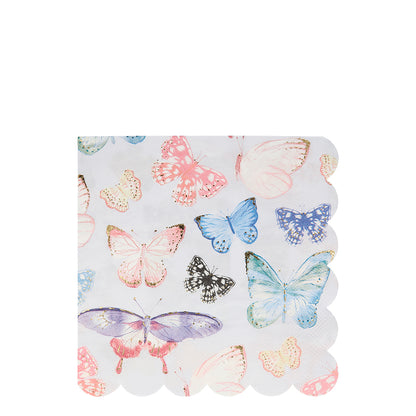 Servilletas con mariposas - grandes