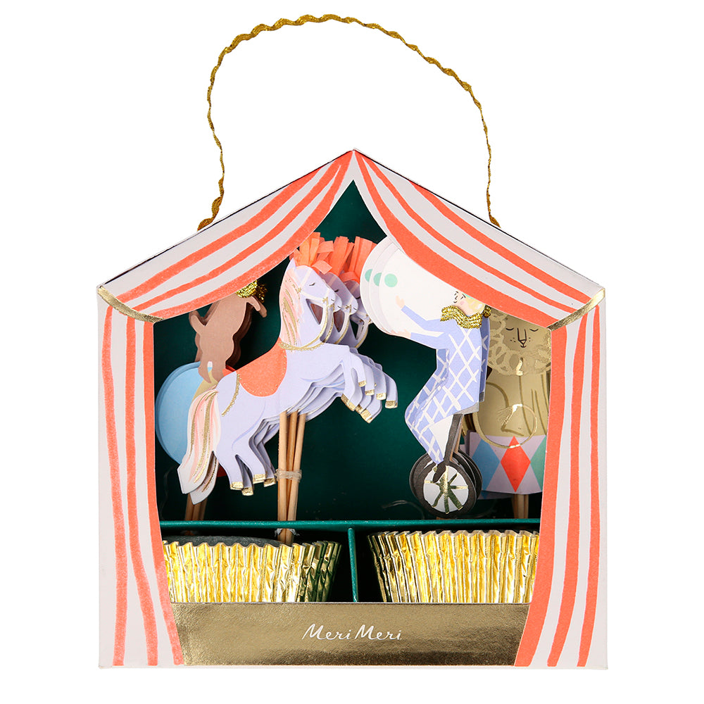 Kit para cupcakes circo