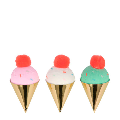 Bolitas sorpresa con forma de helado