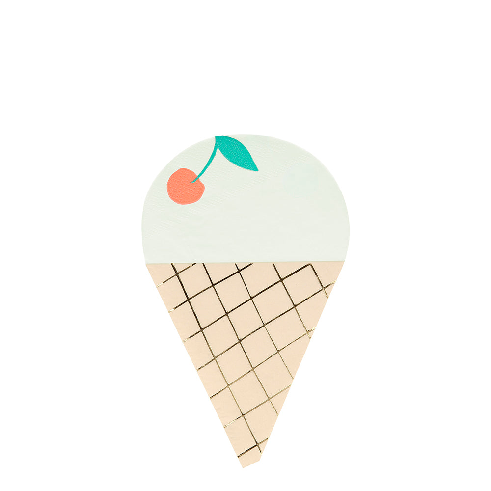 Servilletas con forma de helado