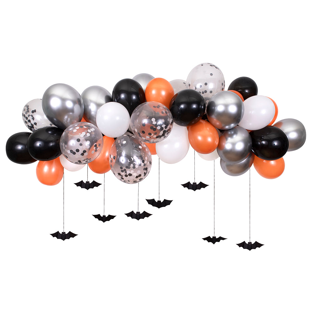 Guirnalda de globos - murciélagos Halloween