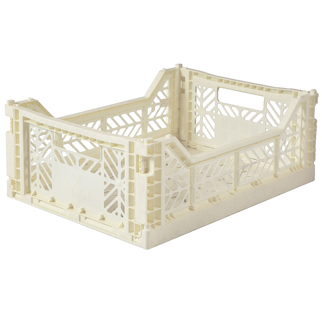 Caja plegable mediana - Crema